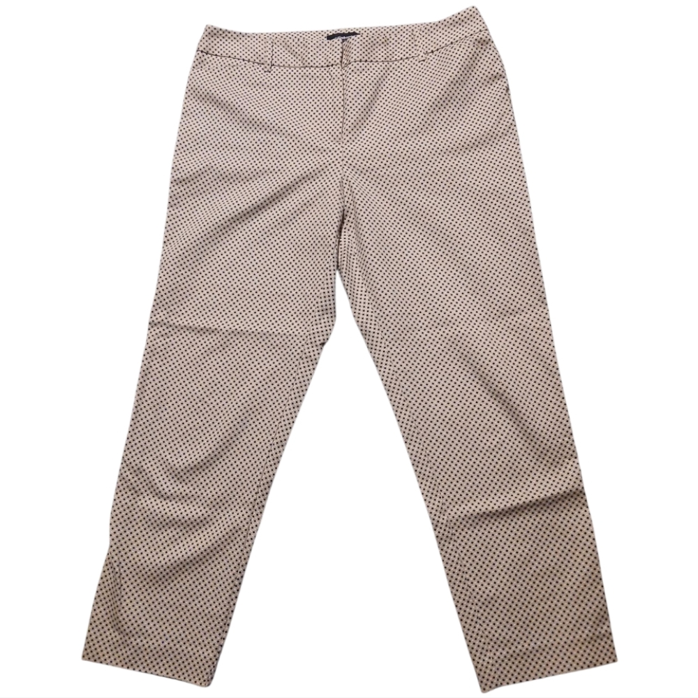 Liz Claiborne Women's Tan‎ and Black Patterned Pants